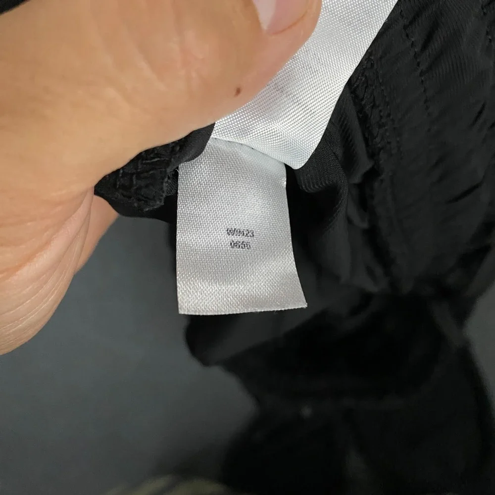 ASRV Standard Zip Jogger Mens Medium Black DSG-0656 Tetra Lite Drawstring Pants